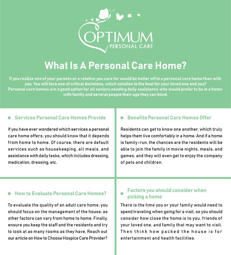 What is Personal Care Home